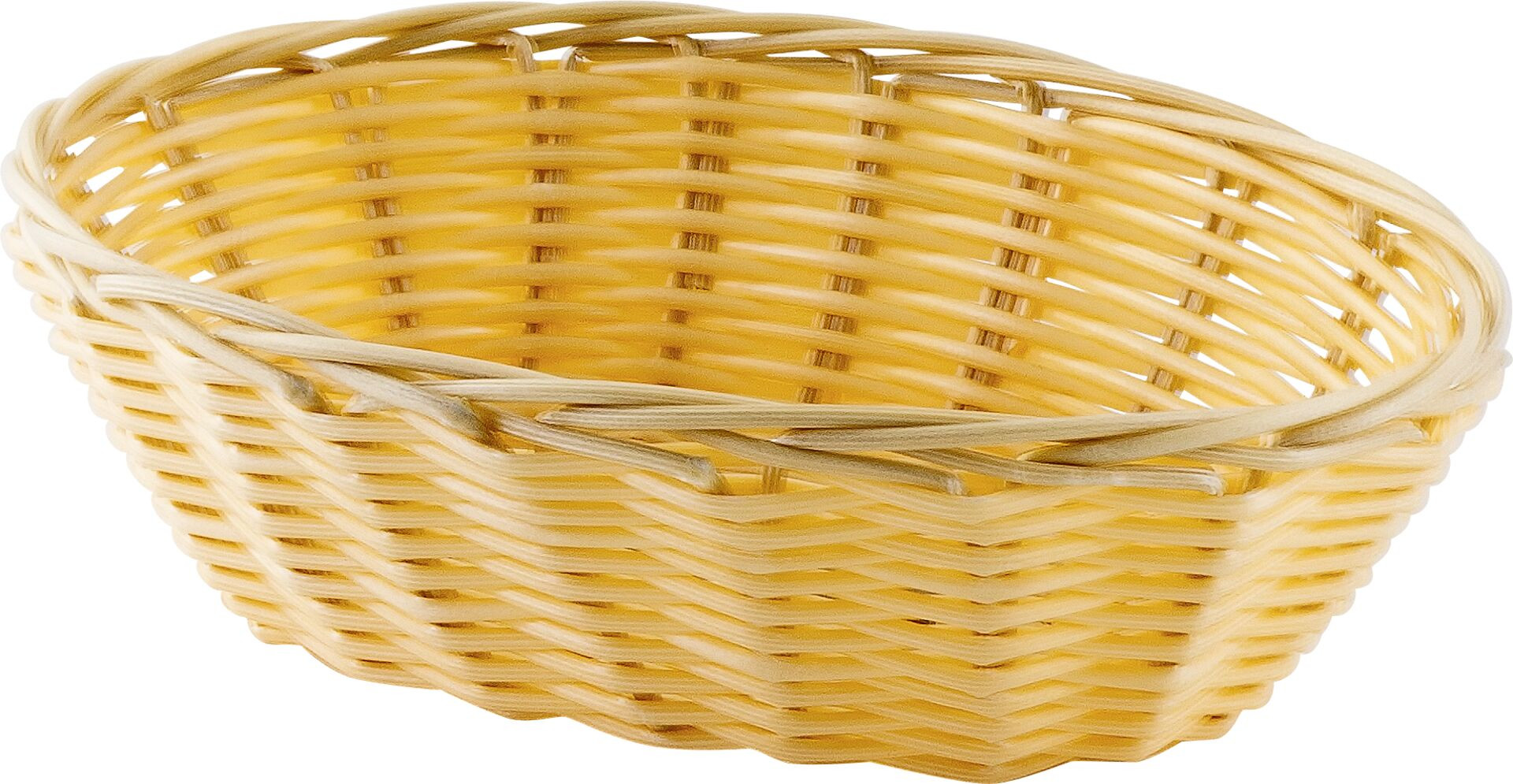 Korb leichte Ausführung, beige oval 20x14x6cm